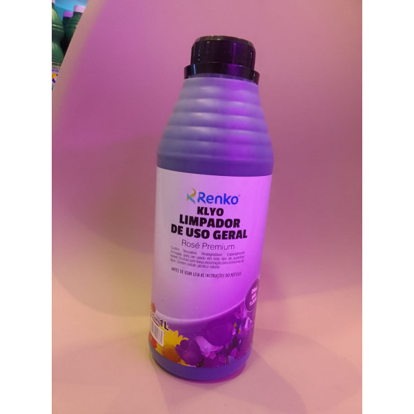RENKO KLYO LIMPADOR GERAL ROSE PREMIUM ALTA DILUIÇÃO 1:300 1L