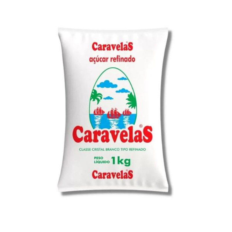 AÇÚCAR REFINADO CARAVELAS 1kg