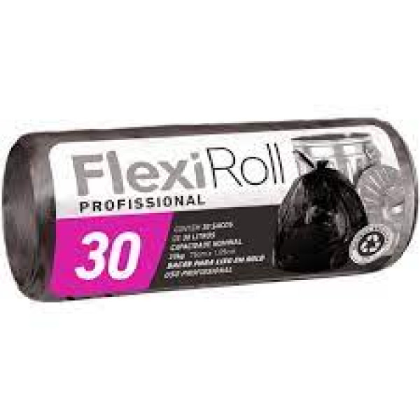 SACO LIXO FLEXI ROLL ROLO 30l C/30UN