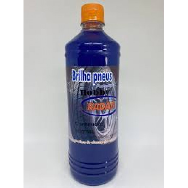 BRILHO PARA PNEUS E BORRACHAS PRETAS  800 ML RADAN