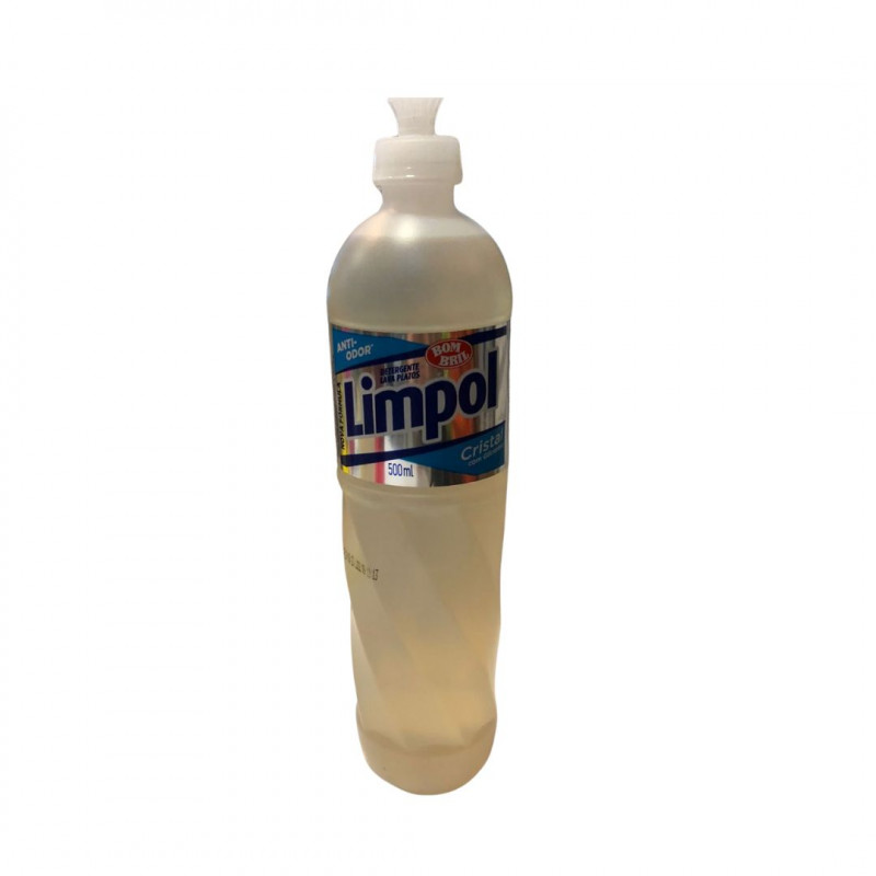 DETERGENTE  LÍQUIDO LIMPOL 500ML CRISTAL