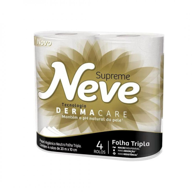 PAPEL HIG NEVE FOLHA TRIPLA SUPREME 20M 4UN NT