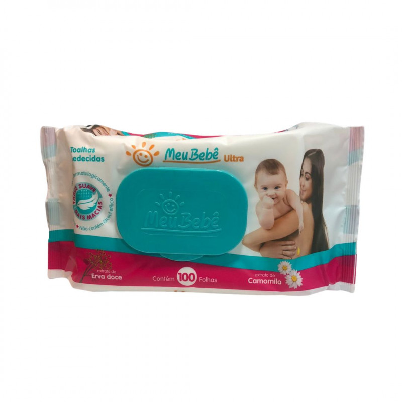 TOALHA UMEDECIDA  MEU BEBE ULTRA C/100UN